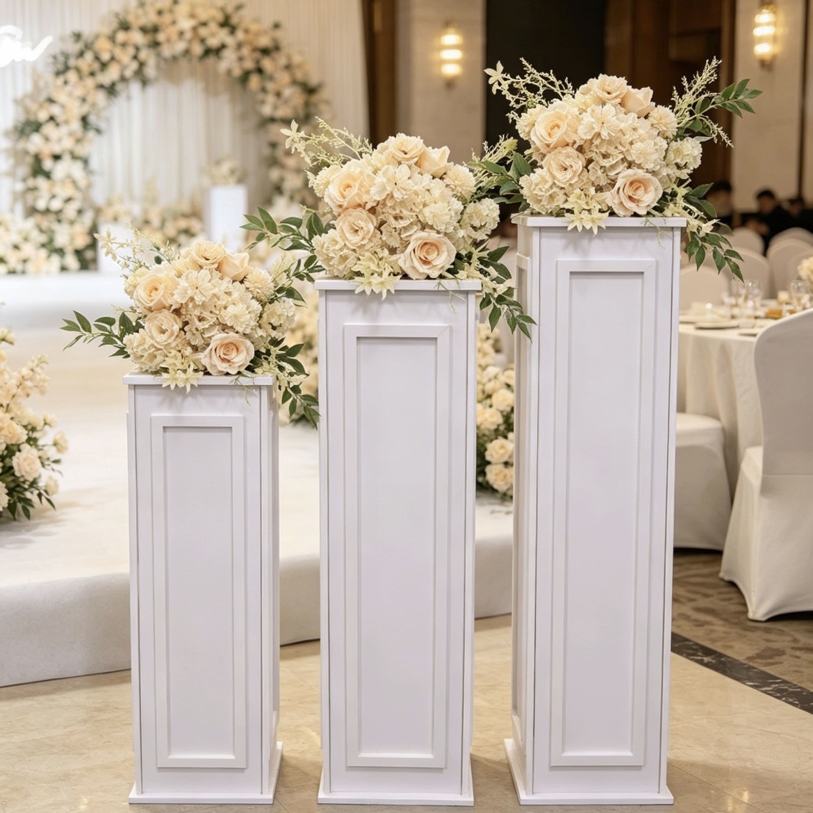 Supply Wedding Venue - Colonne Romane in PVC per Matrimoni,