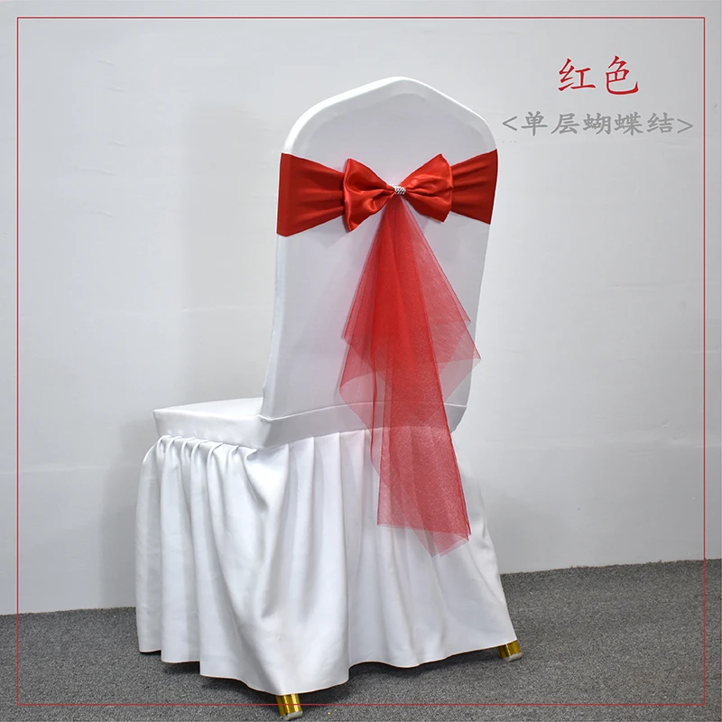 Chair Sash Organza - 10 fasce per sedie in spandex