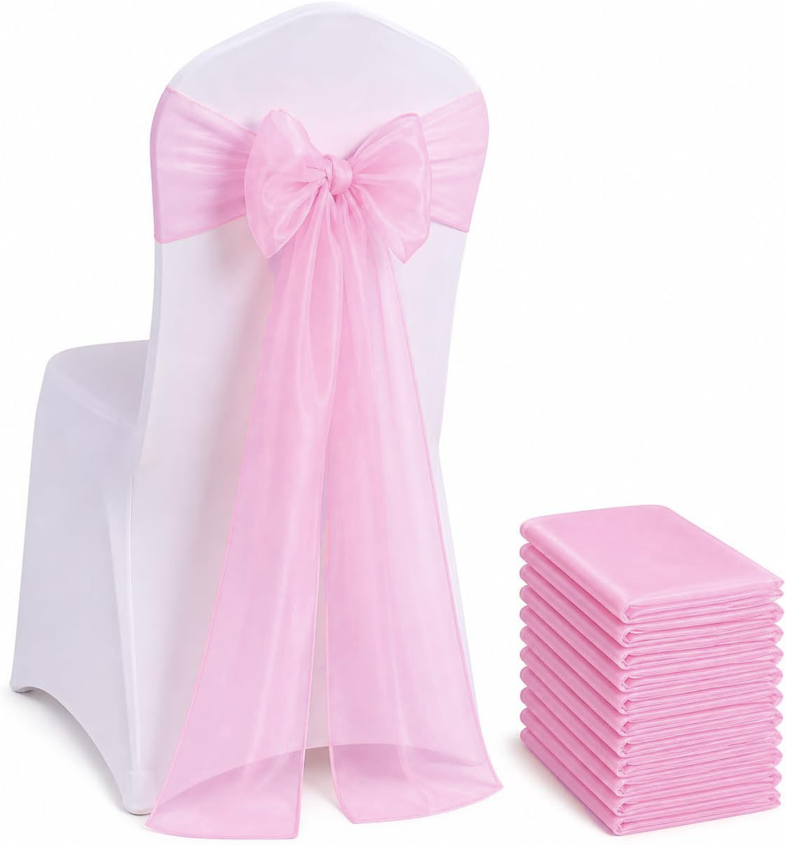 Chair Sash Organza - Fiocchi in Organza per Sedie 100/50/10