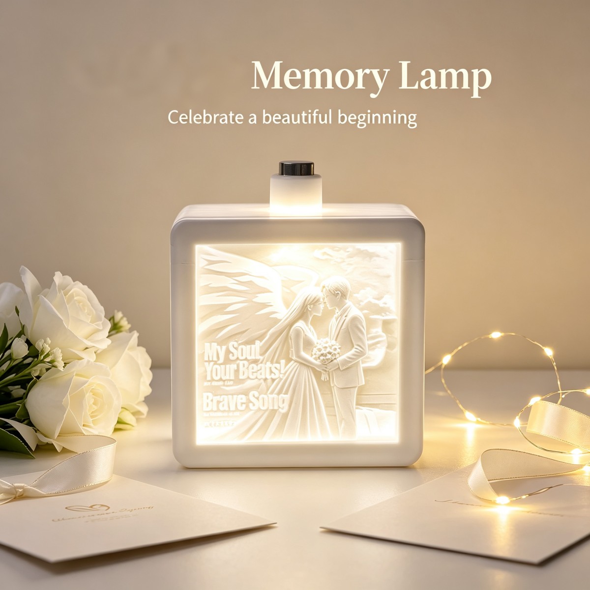 Wedding Led - Lampada da Notte LED Personalizzata con