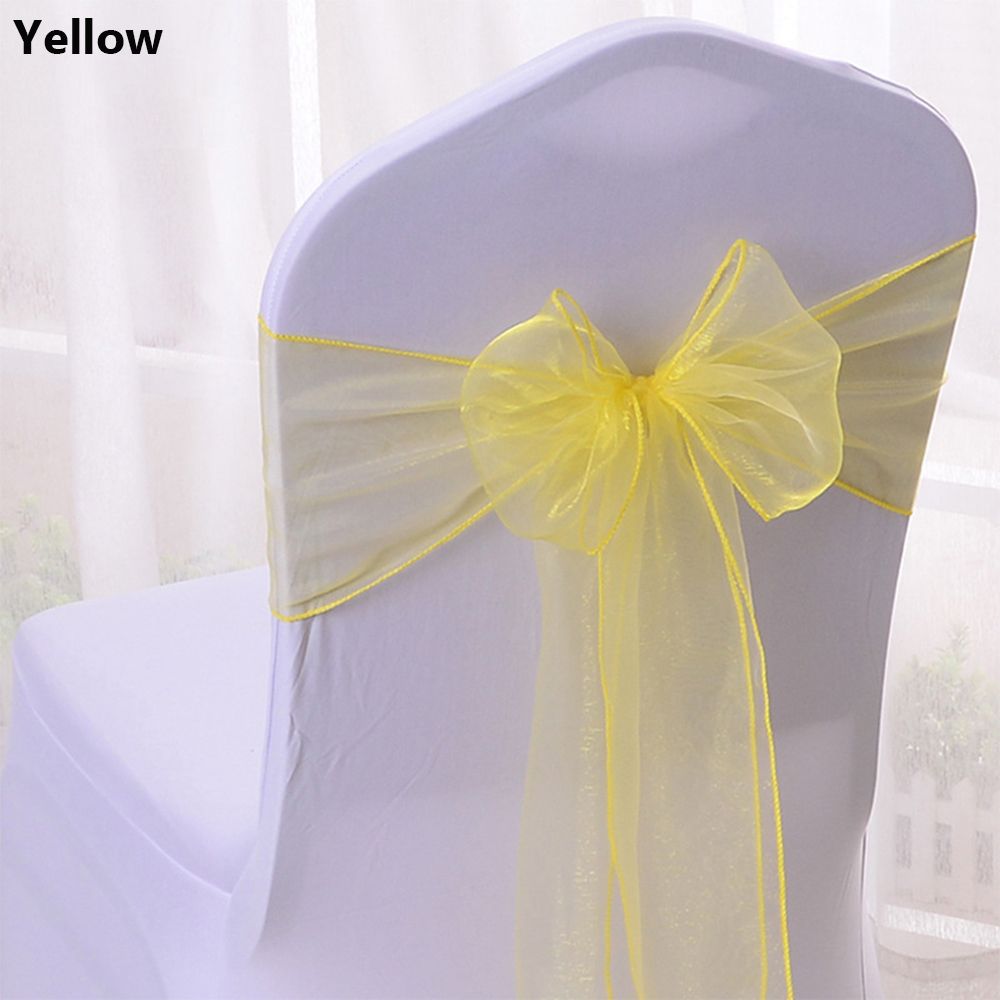 Chair Sash Organza - 1 pz Nastro Decorativo in Organza