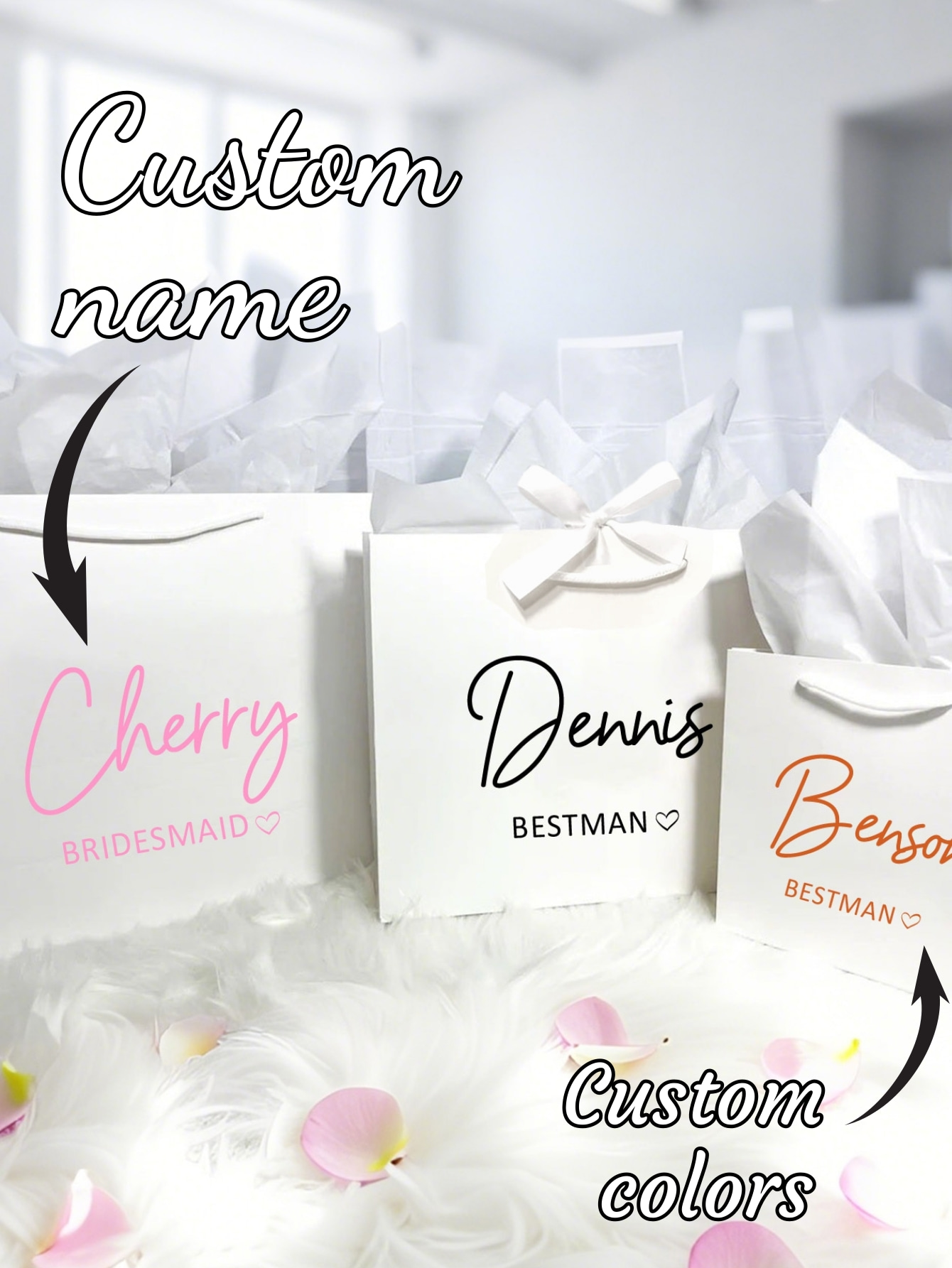 Wedding Vendor - Borsa Regalo Personalizzata di Alta Qualità