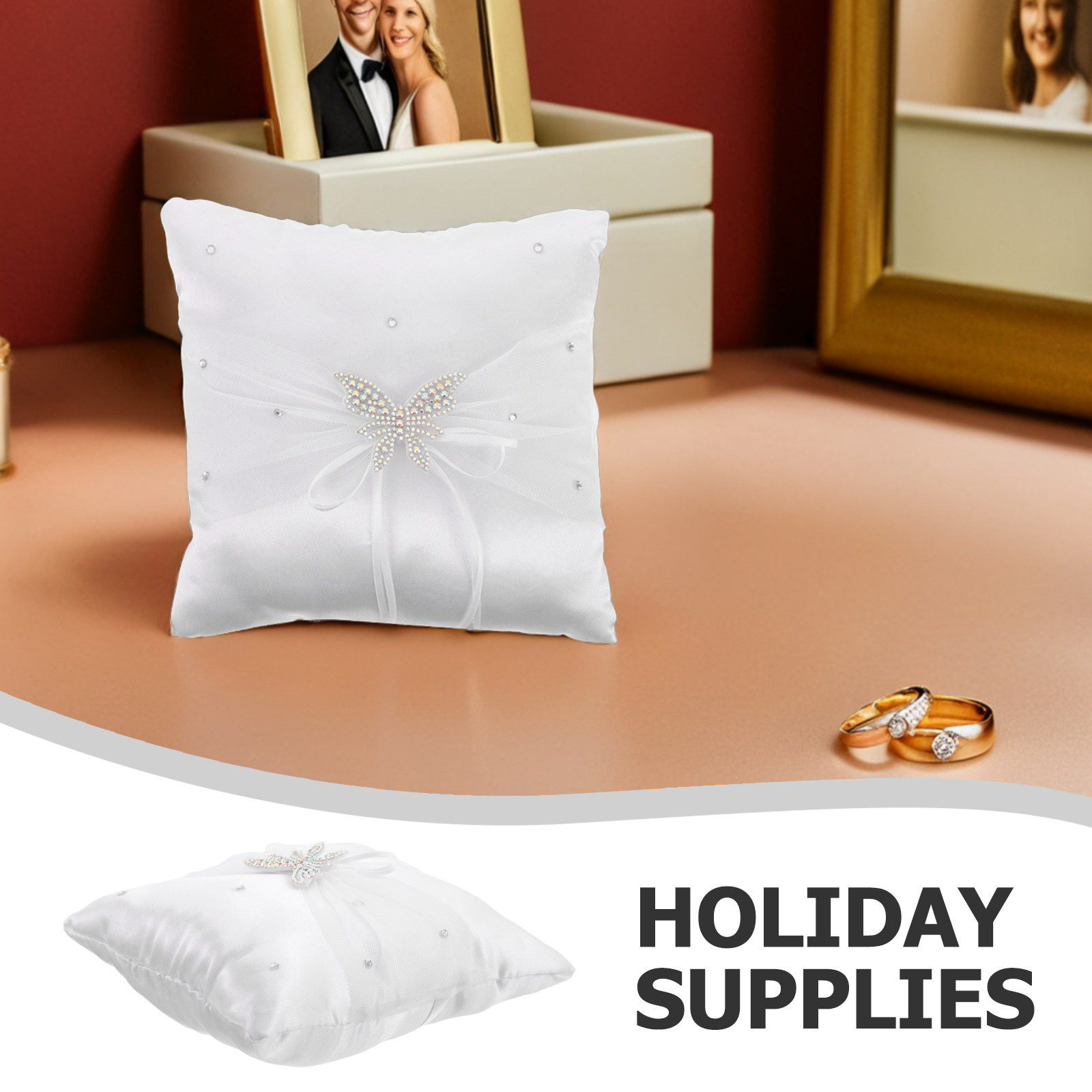 Cuscino per anelli a forma di  - Ring Bearer Pillow recensione e prezzo