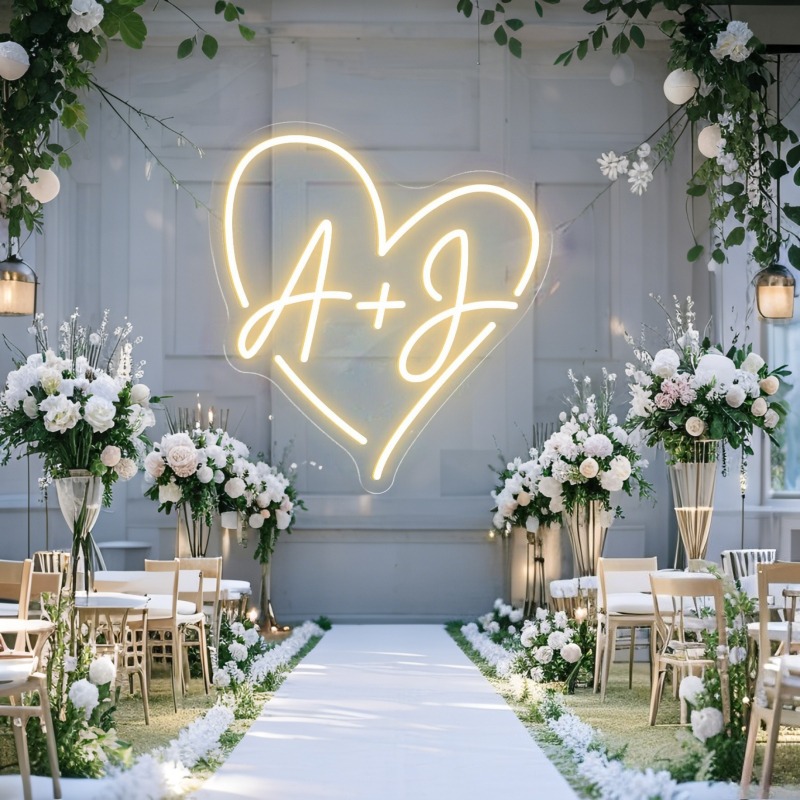 Insegna al neon a LED con iniz - Wedding Led recensione e prezzo