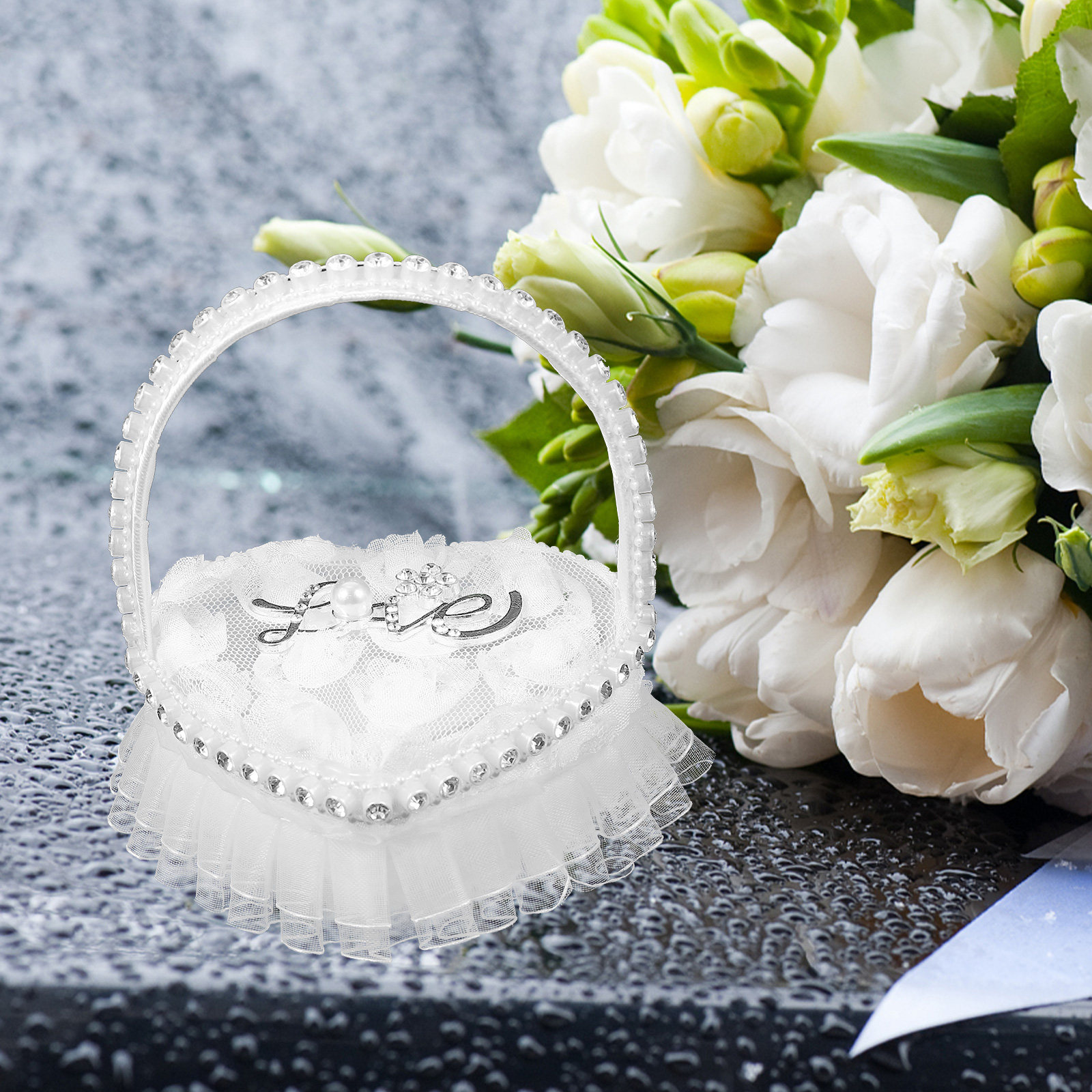 Cuscino per Anelli da Sposa, P - Ring Bearer Pillow recensione e prezzo