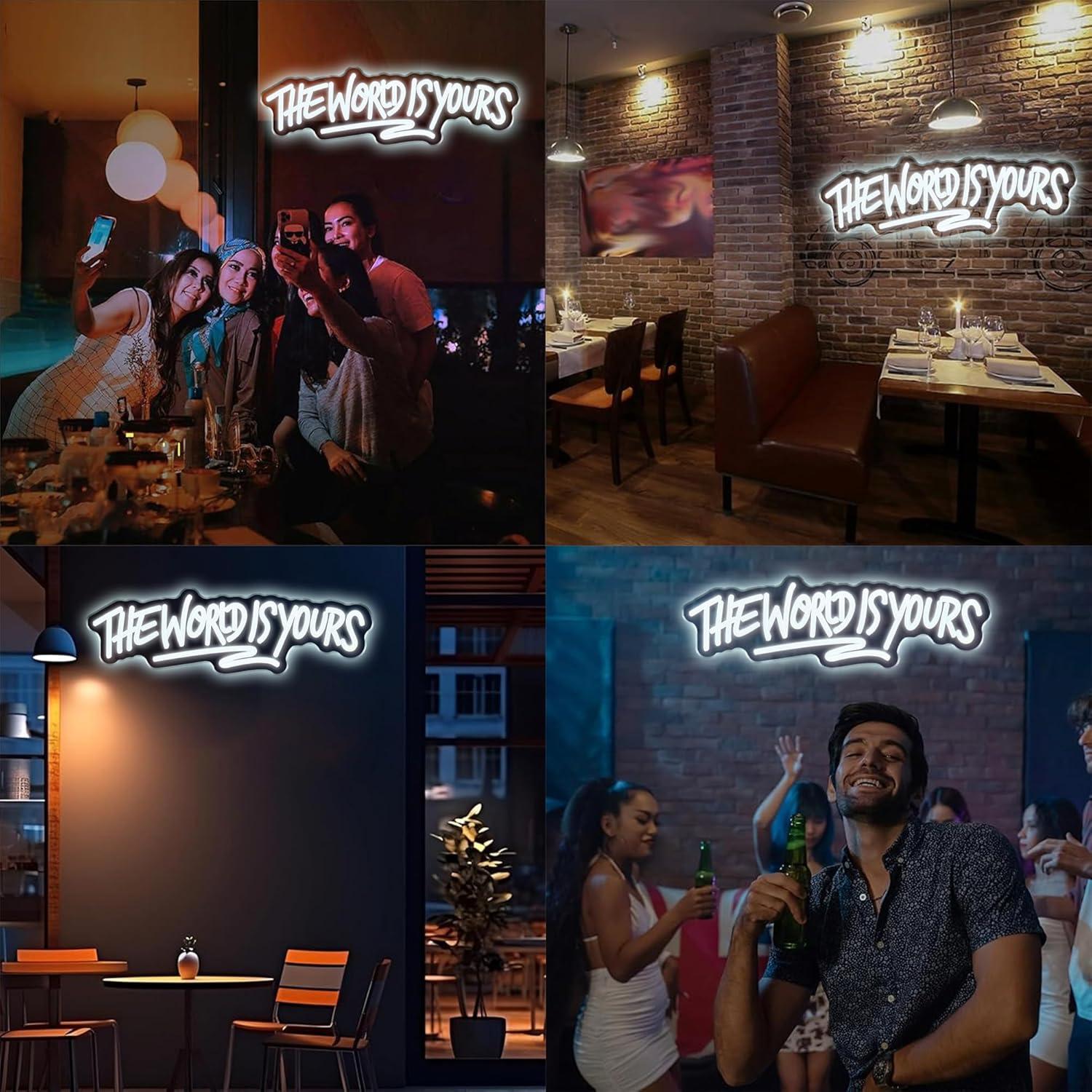 Insegna al neon The World is Y - Wedding Led recensione e prezzo