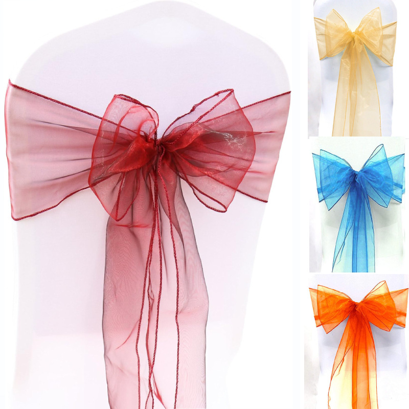 10/50/100PCS Decorazione della - Chair Sash Organza recensione e prezzo