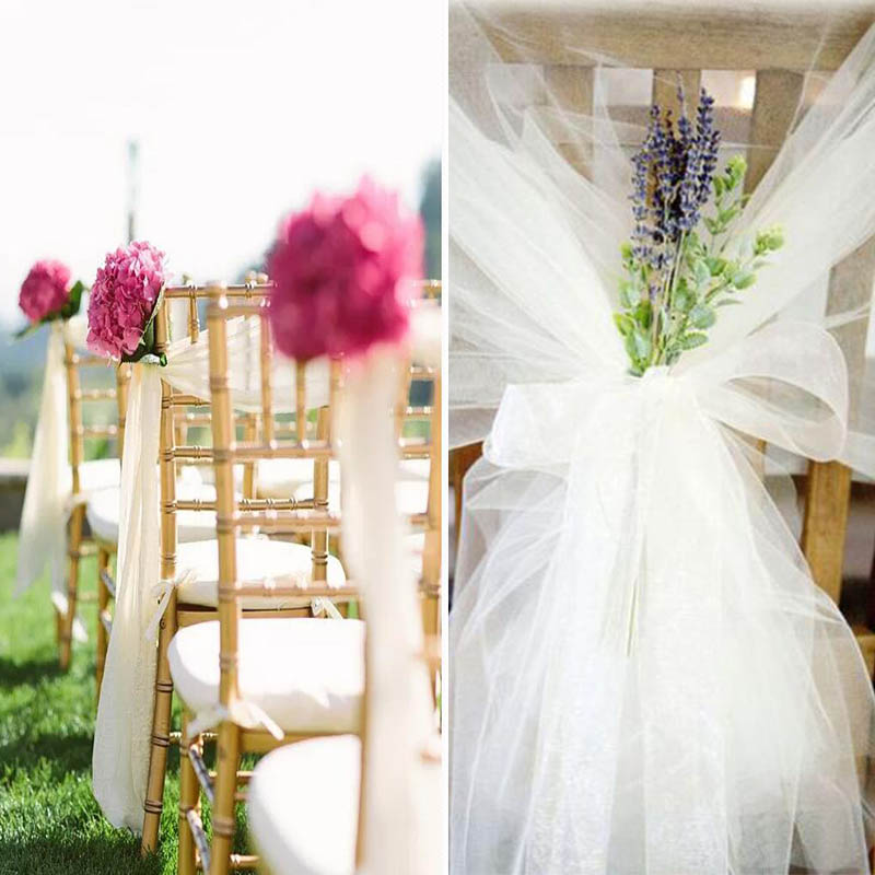 5 metri/lotto di Cristallo Pur - Chair Sash Organza recensione e prezzo